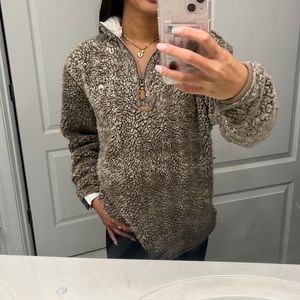 Southern Shirt Sherpa Pullover